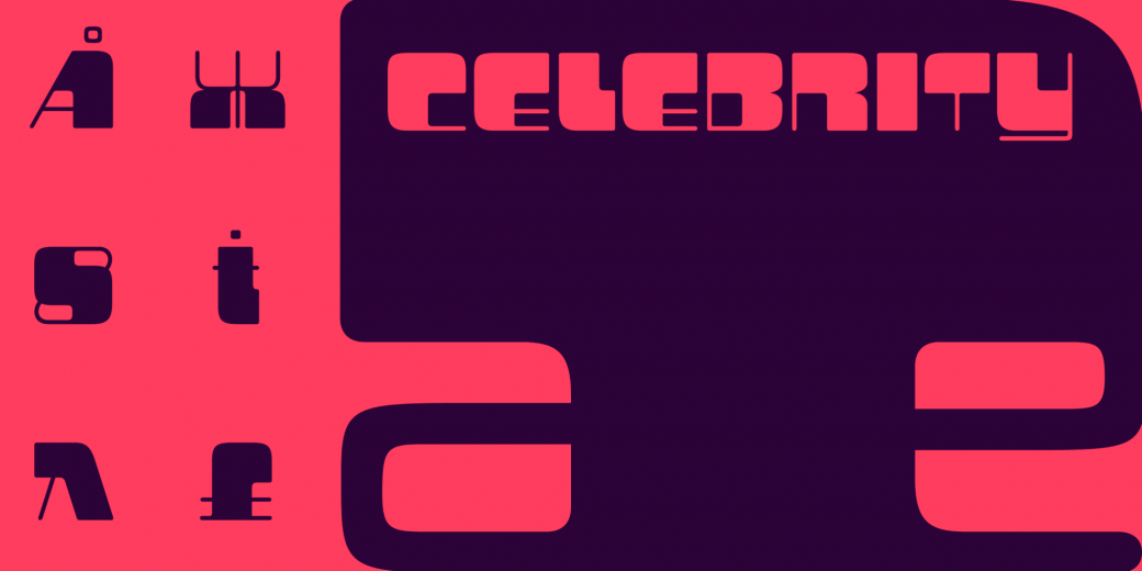Celebrity Tube Font preview